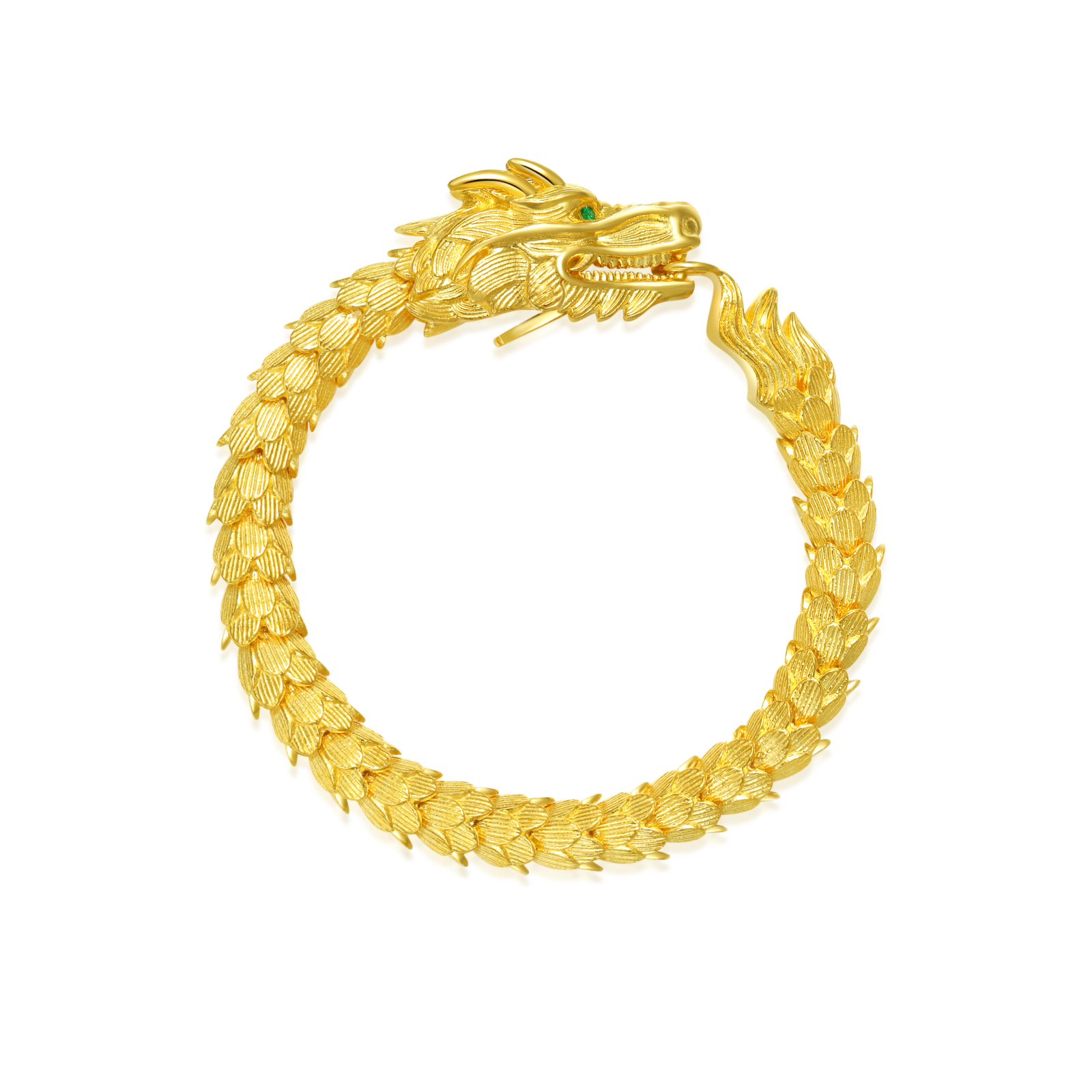 24K Gold Dragon Bracelet