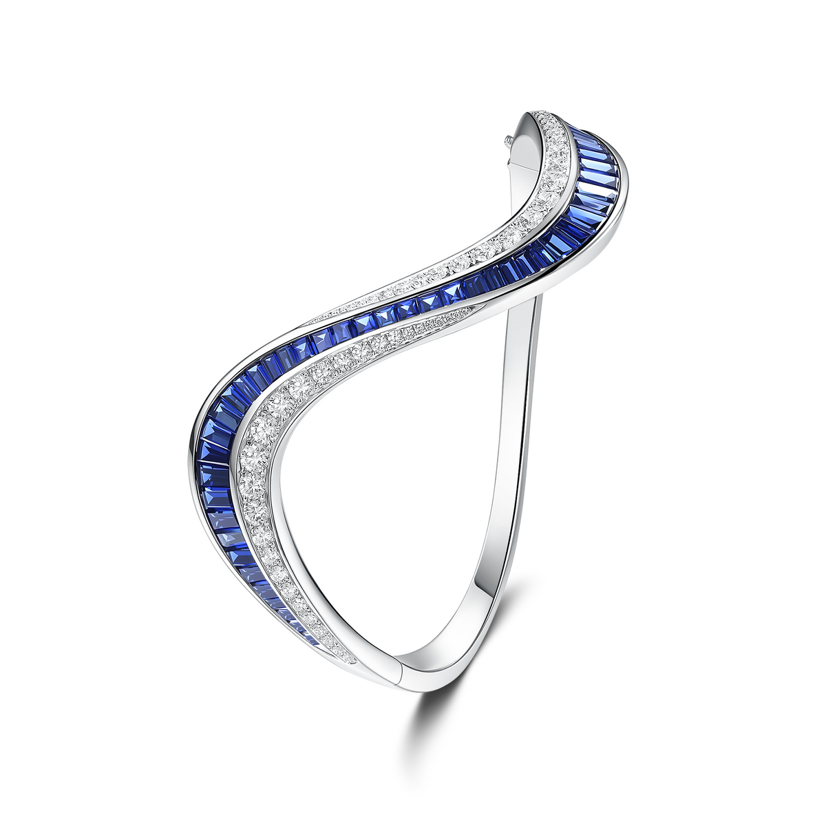 Stream Blue Sapphire Bracelet