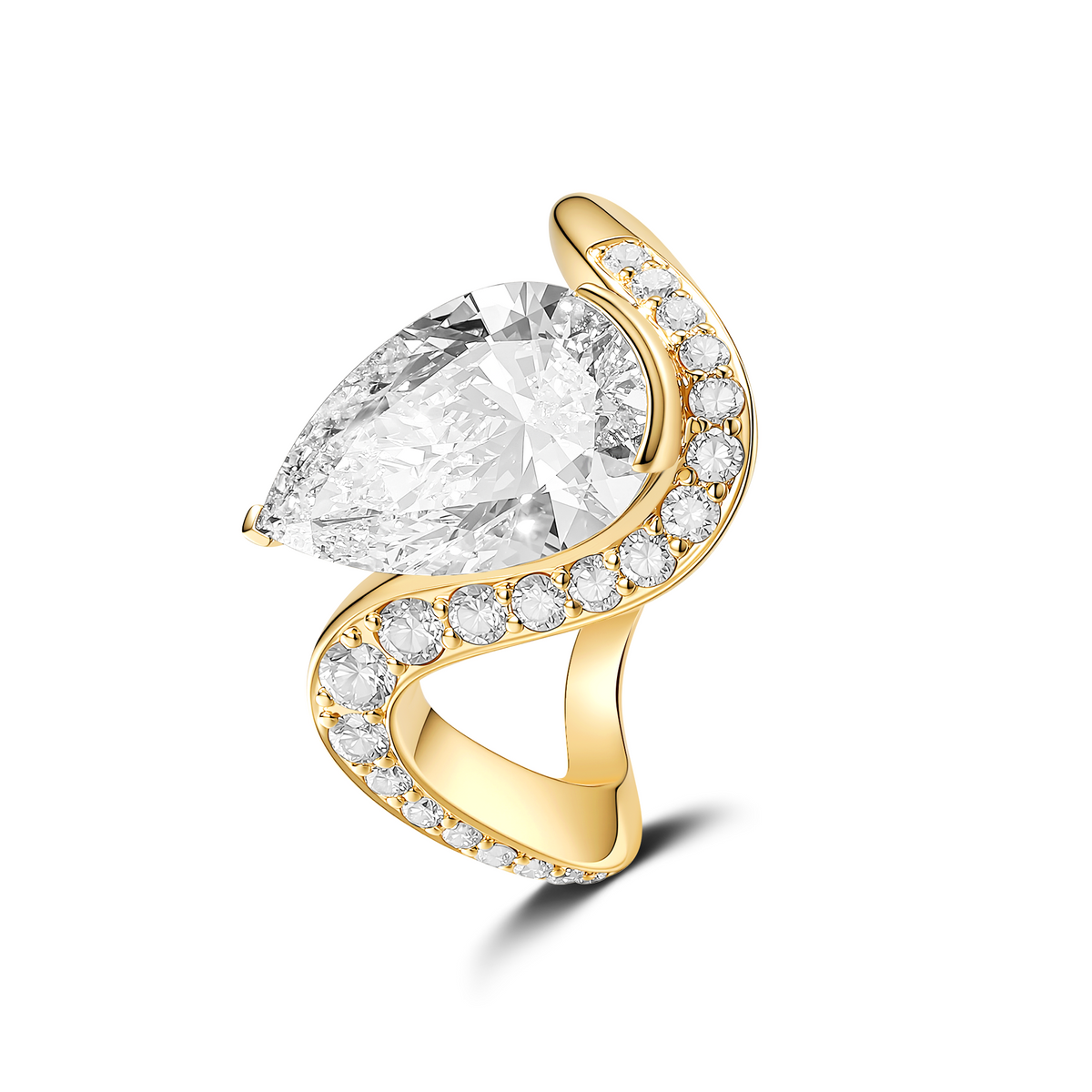STREAM DIAMOND RING SET