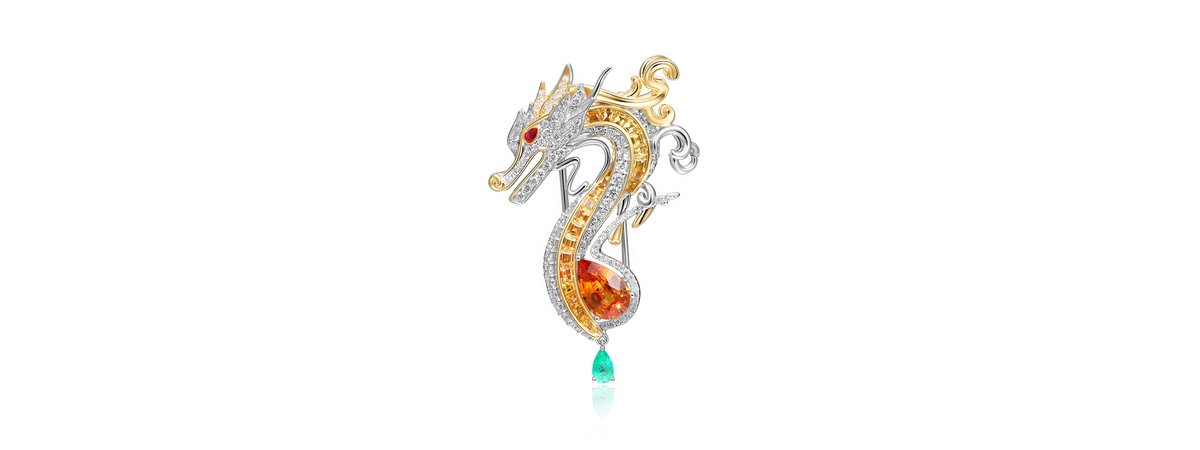 GUARDIAN DRAGON BROOCH