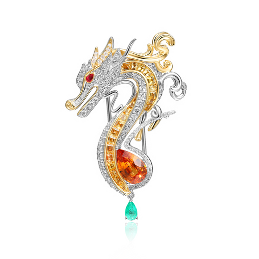 GUARDIAN DRAGON BROOCH
