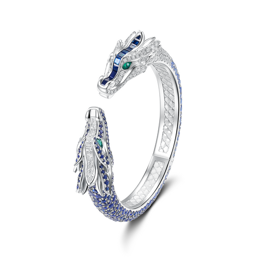 Sapphire Guardian Dragon Bracelet
