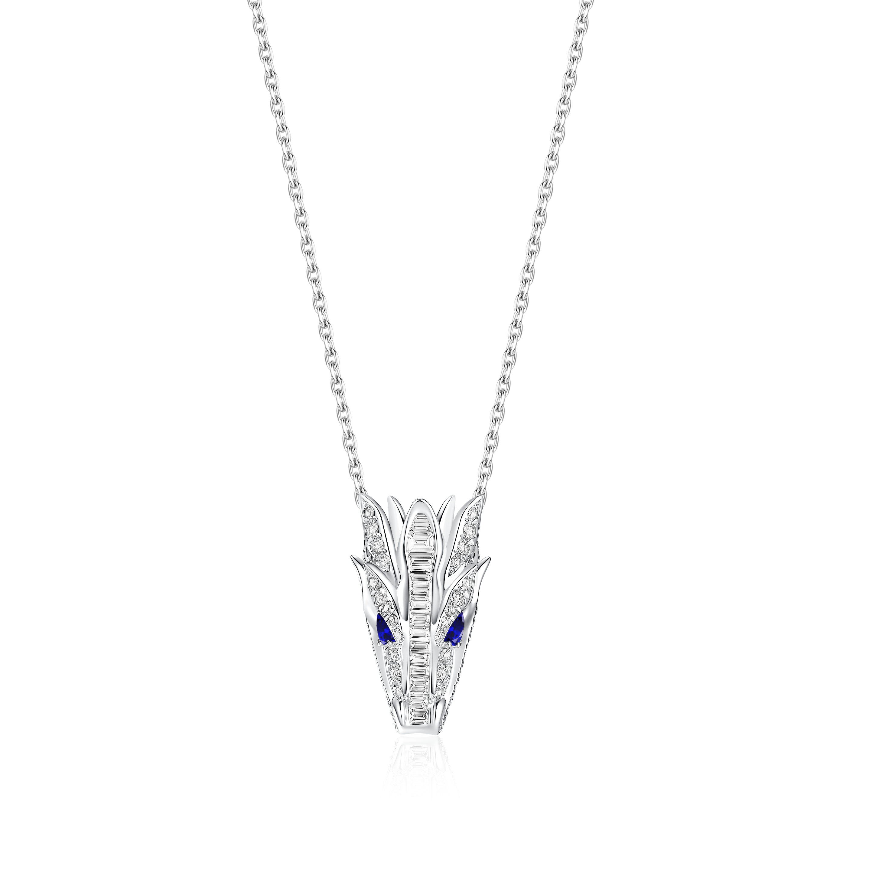 White Gold Guardian Pendant