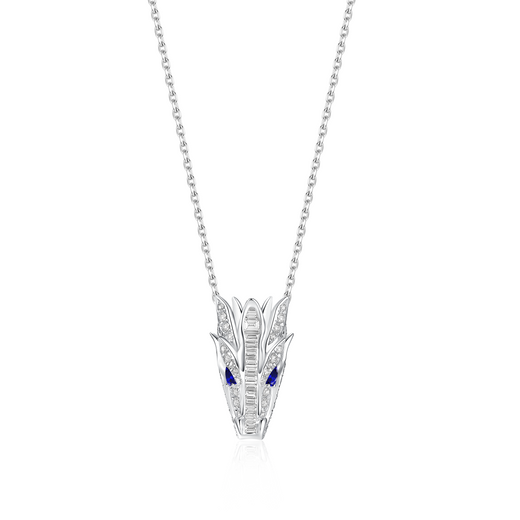 White Gold Guardian Pendant