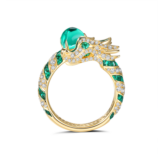 Dragon Emerald Ring