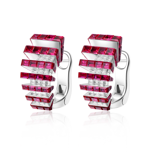 Momentum Ruby Diamond Earrings