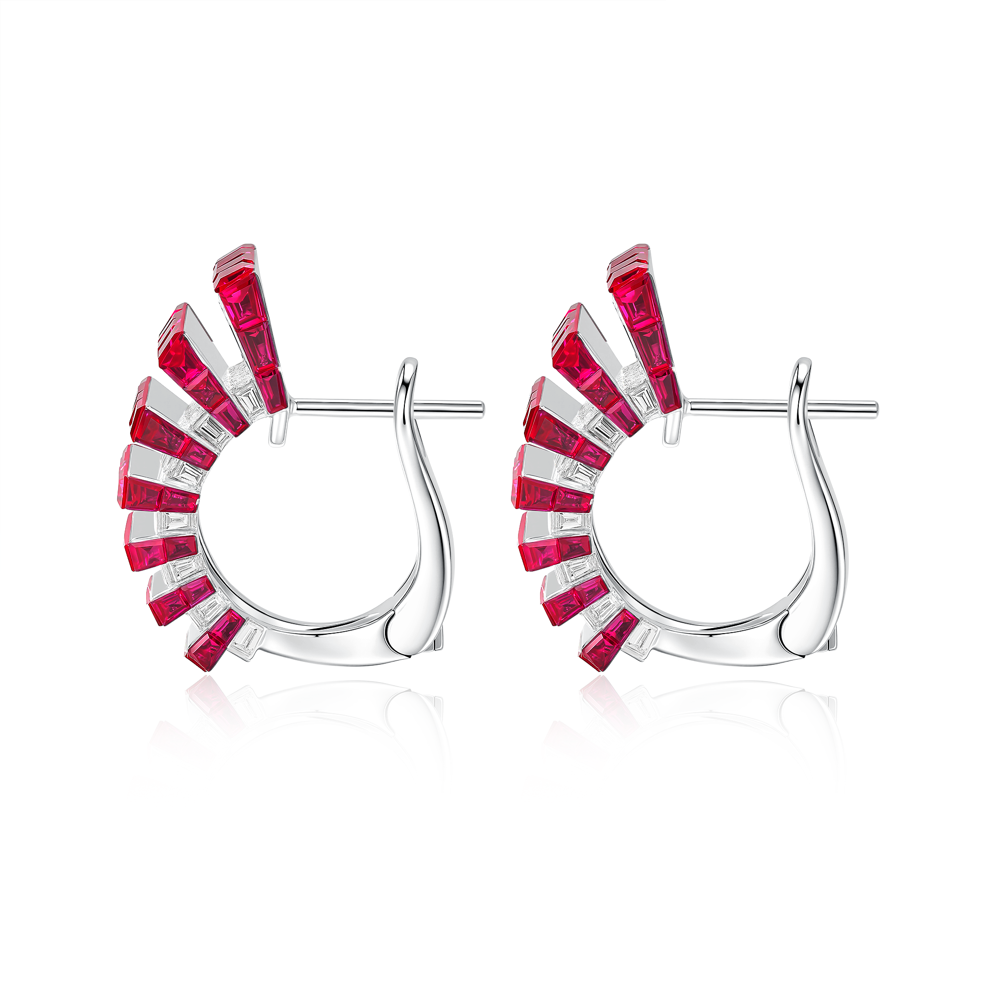 Momentum Ruby Diamond Earrings