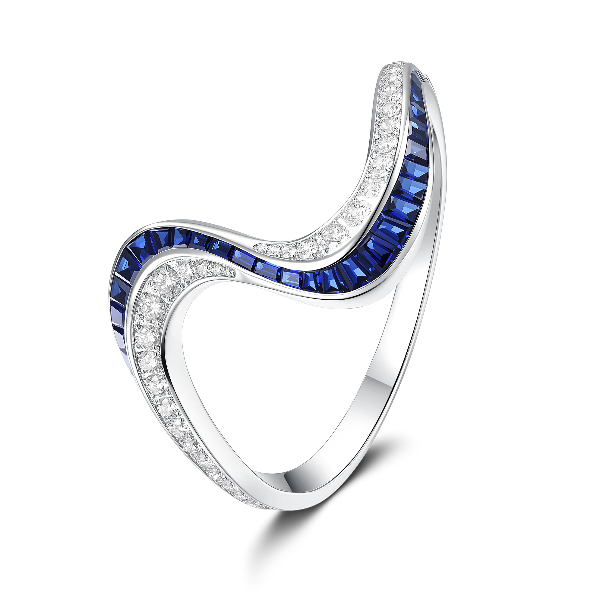 Stream Blue Sapphire Bracelet