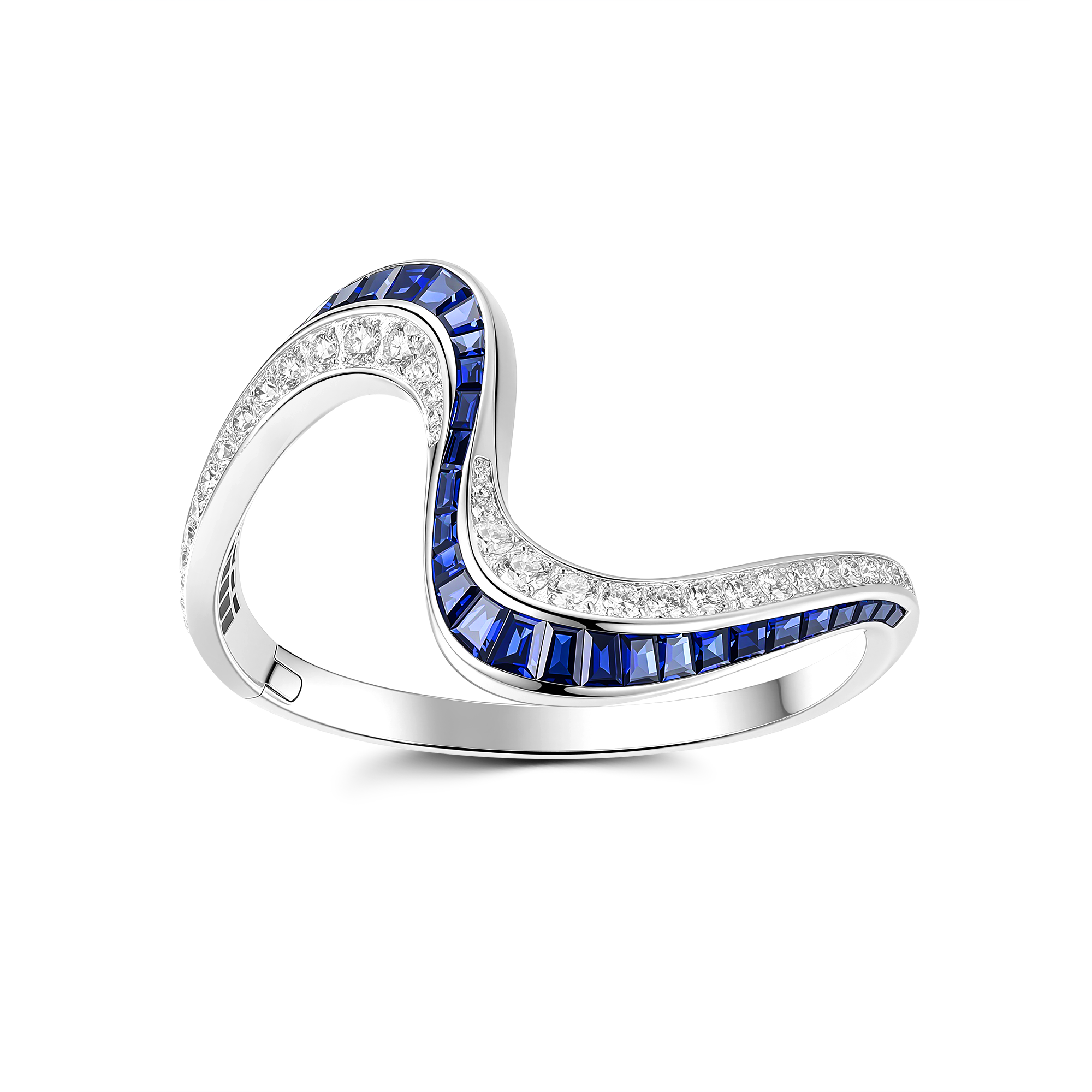 Stream Blue Sapphire Bracelet