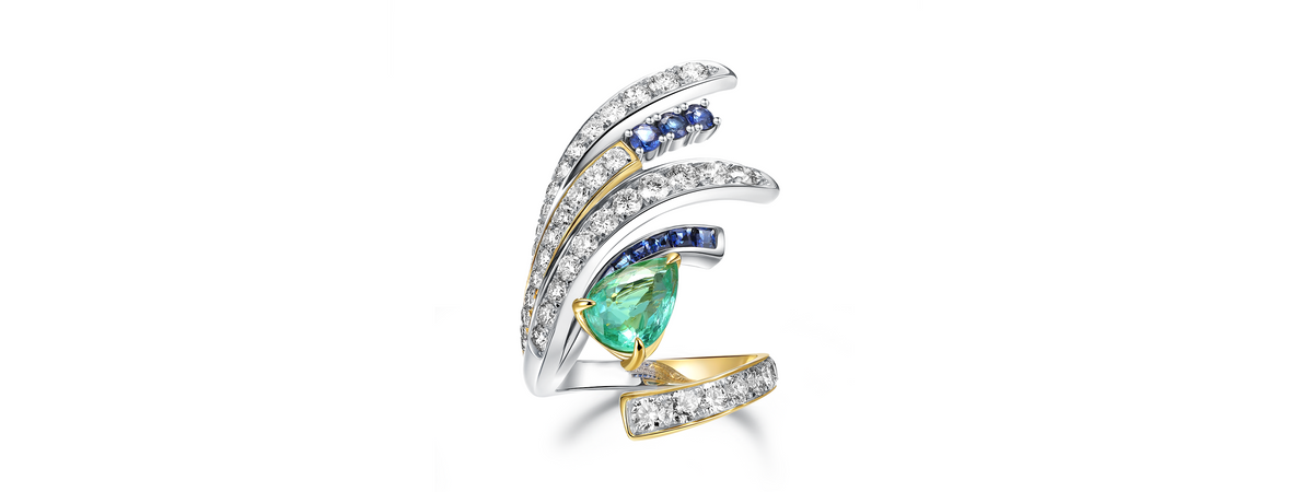 PARAIBA DIAMOND RING