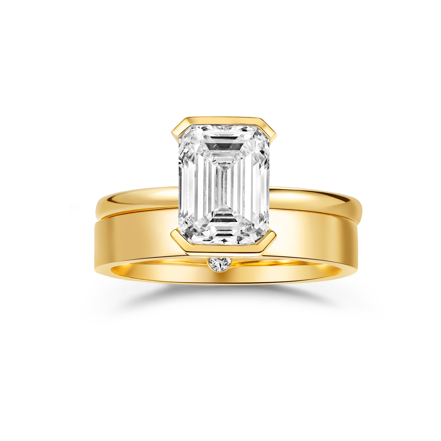 2.5CT Emerald Cut Diamond Ring