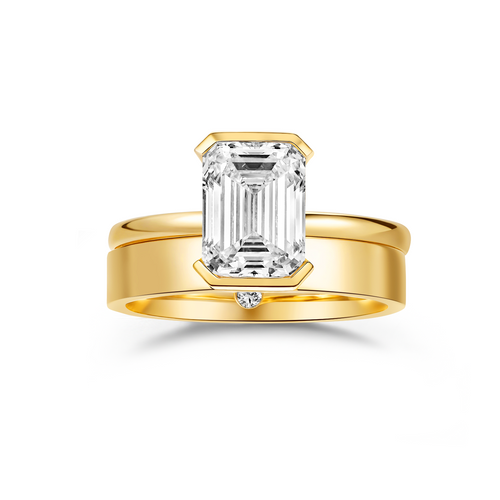 2.5CT Emerald Cut Diamond Ring
