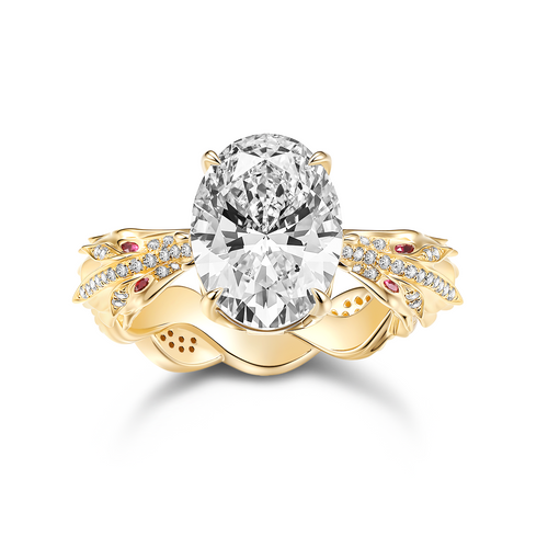 Guardian Dragon Diamond Ring