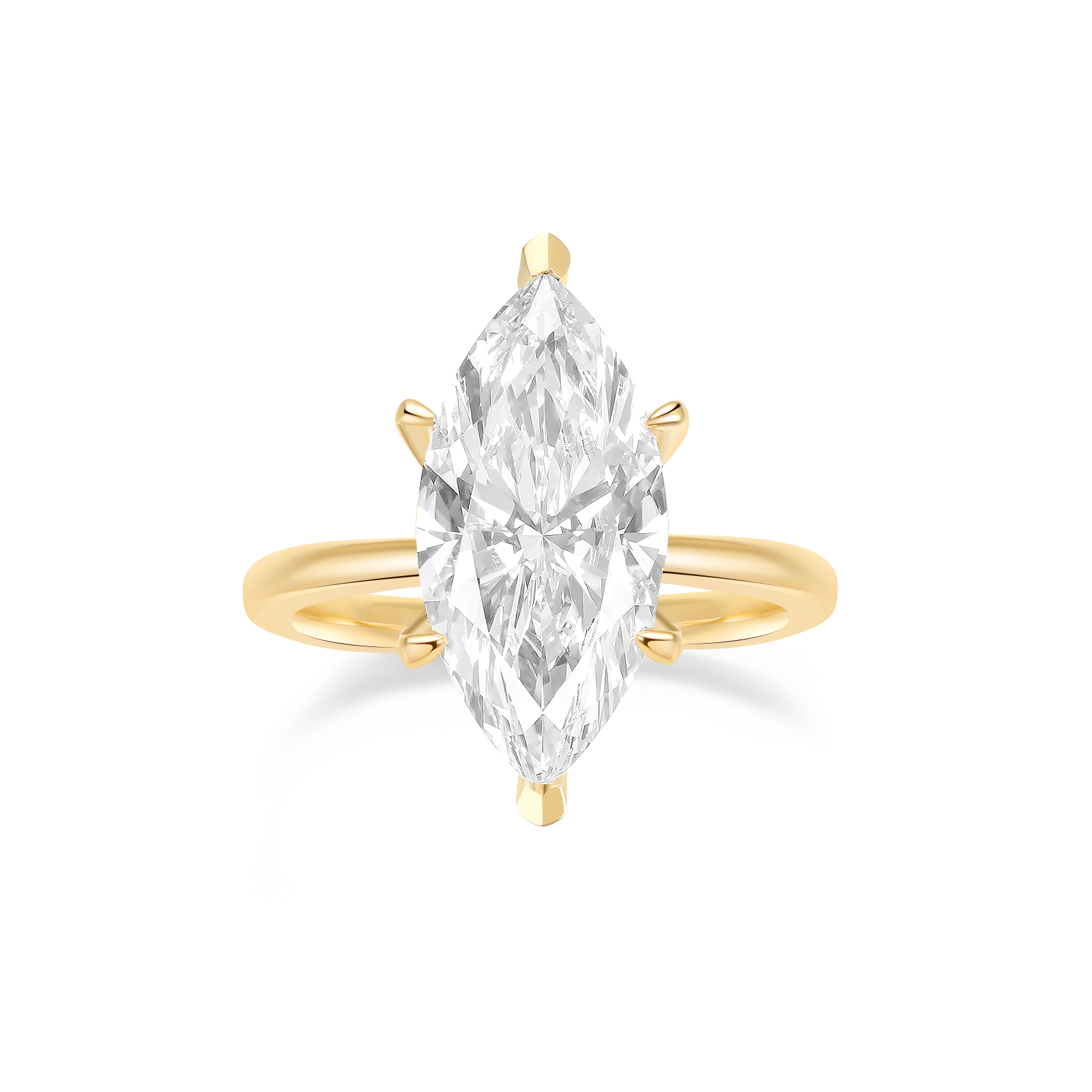 HIDDEN HALO MARQUISE DIAMOND RING
