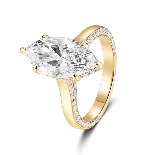 MARQUISE DIAMOND BRIDAL SET