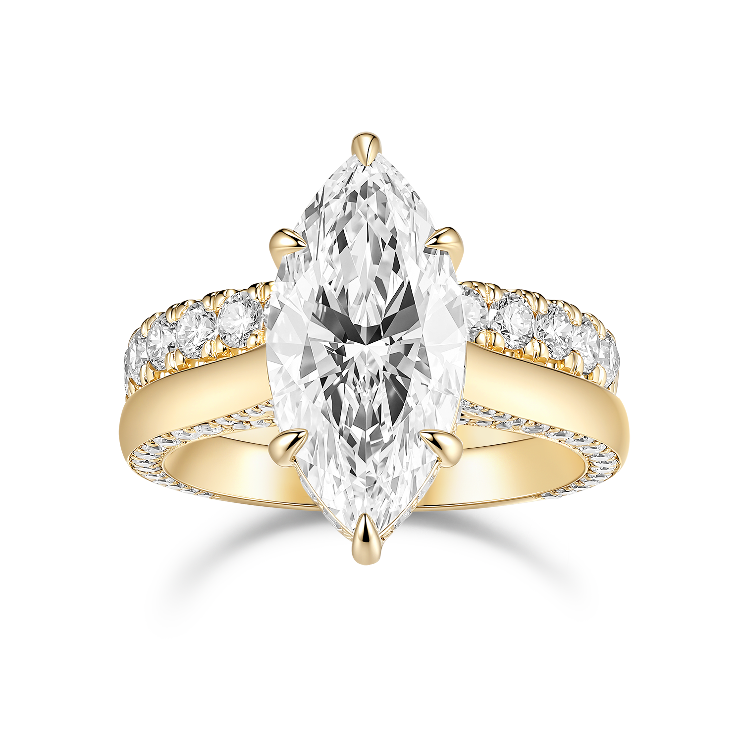 MARQUISE DIAMOND BRIDAL SET