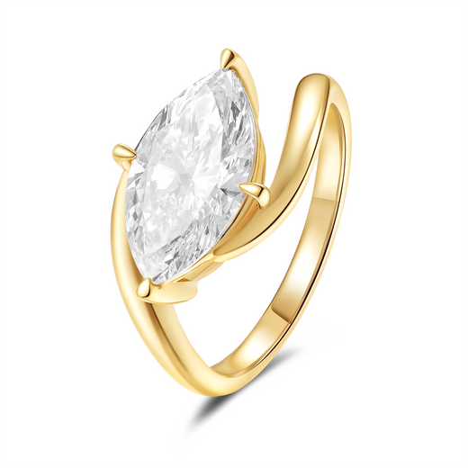 MARQUISE BYPASS DIAMOND BRIDAL SET