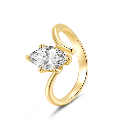 FLORAL MARQUISE DIAMOND RING