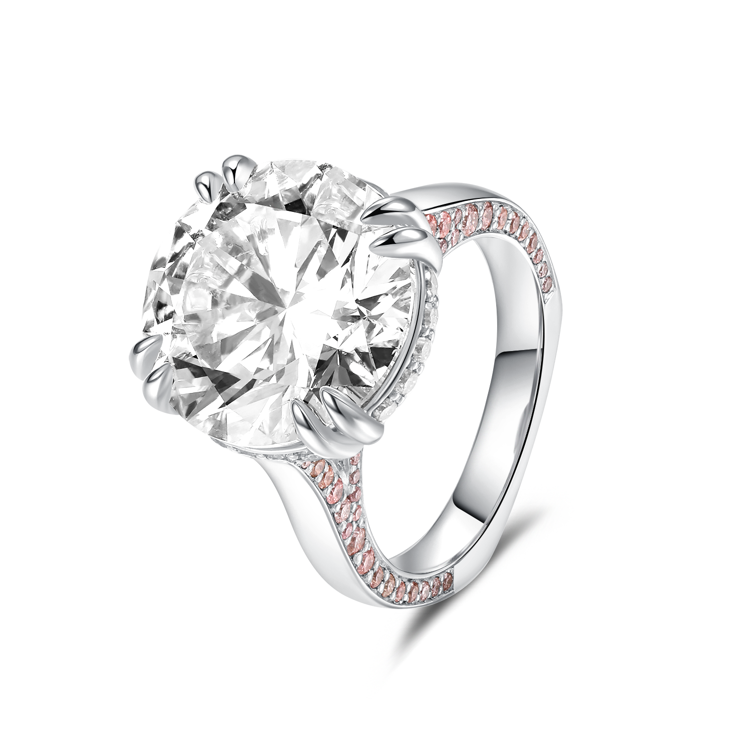 8CT ROUND DIAMOND RING