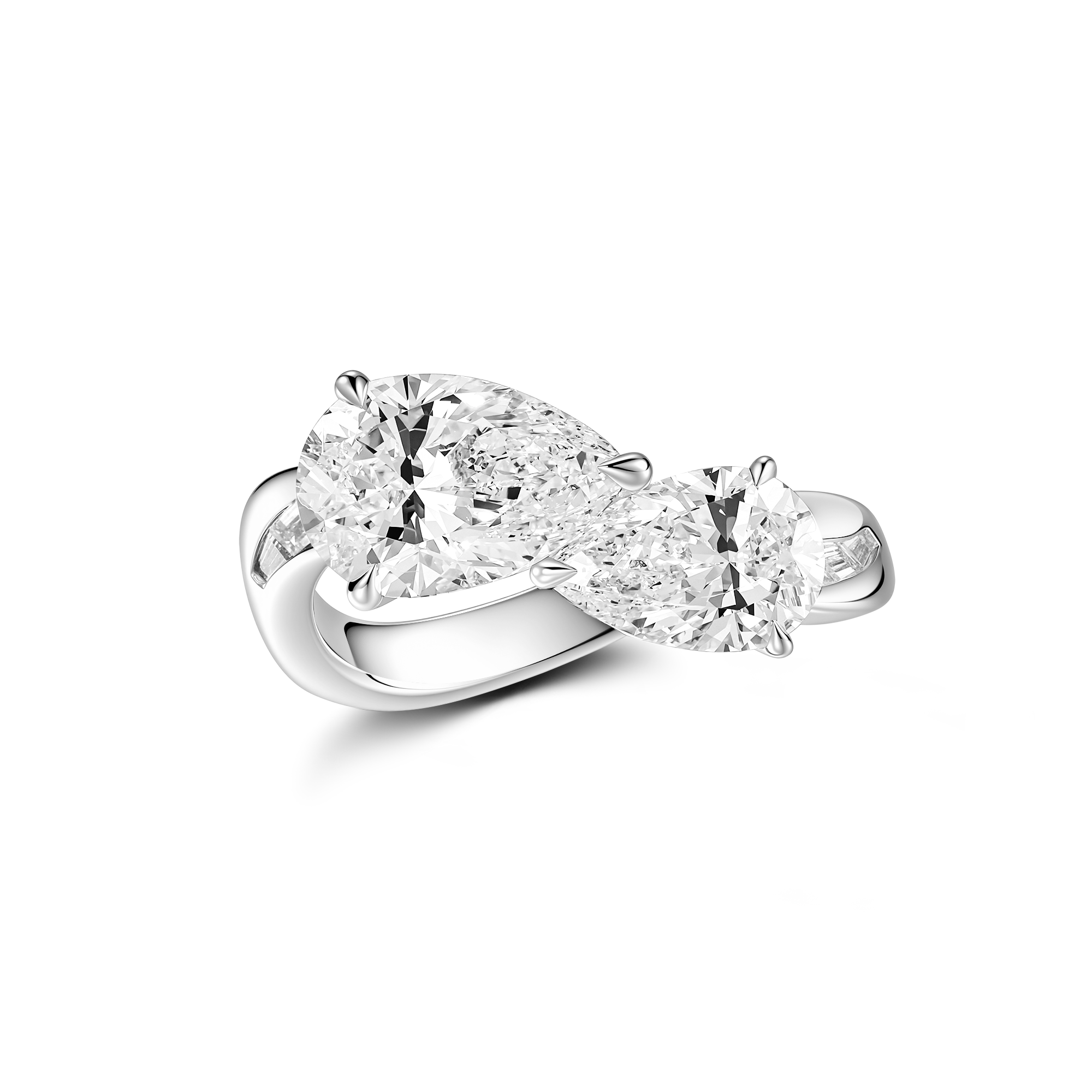 TOI ET MOI DIAMOND BRIDAL SET