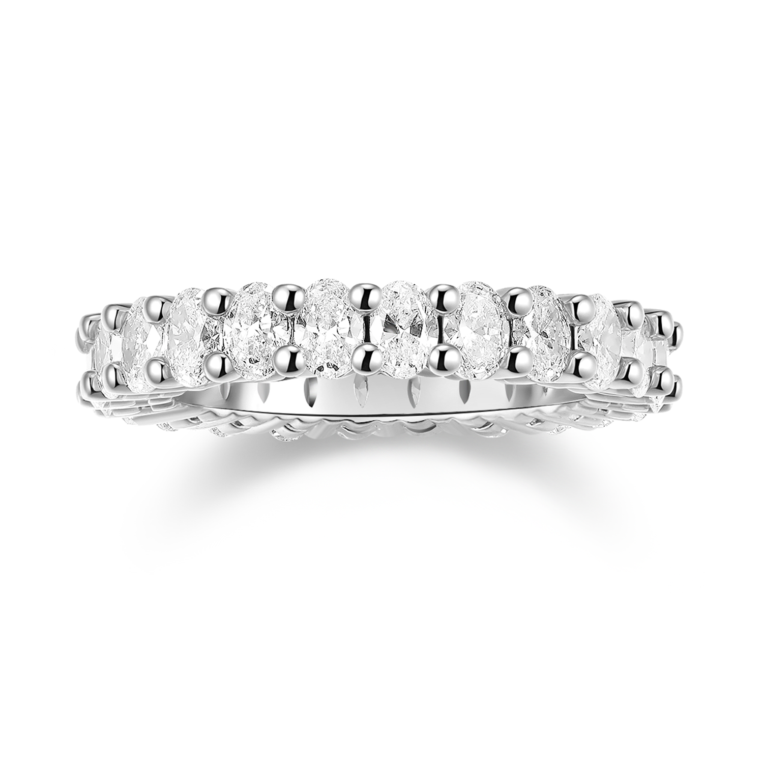 OVAL DIAMOND ETERNITY BAND